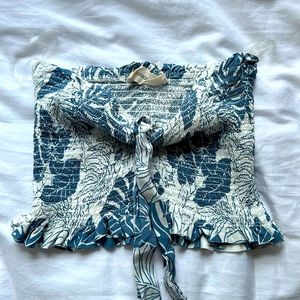 Ocean drive floral tube top / halter